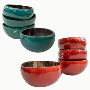 Bol en noix de coco laqué poli, en bois naturel, durable, non toxique, léger, écologique, pour servir les aliments, vente en gros pour cadeaux - Product Image 2