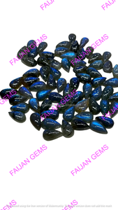 Labradorite naturelle, cabochons de formes variées, pierres pour la fabrication de bijoux, taille et poids personnalisables, pierres précieuses en vrac, FAIJAN GEMS, tiers. - Product Image 4