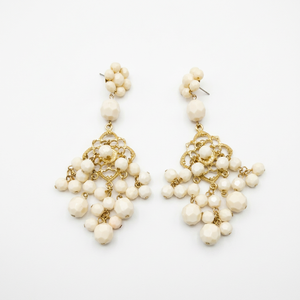 Boucles d'oreilles pendantes faites à la main en gros, personnalisées OEM ODM, avec chaîne à pampilles noires DECORYUG - Product Image 4