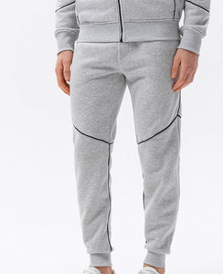 Conjunto de chándal transpirable de algodón con cremallera para hombre de fabricante personalizado, sudaderas con capucha desteñidas al sol, holgadas, de rizo francés, con estampado acampanado de invierno - Product Image 4