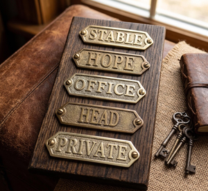 Custom Brass Door Sign Personalized Office Cabin Name Plate <b>Engraved</b> Metal Door <b>Plaque</b> Professional Business Name Sign - Product Image 2