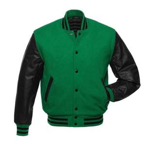 Sportswear Baseball <b>Jacket</b> For Men's Clothing OEM Custom Design Wool <b>Leather</b> Sleeve <b>Winter</b> in best sale - Product Image 2