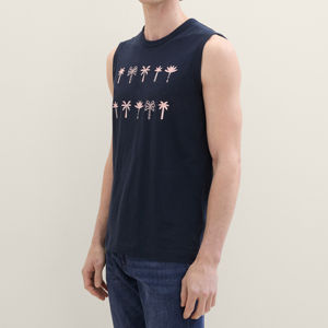 เสื้อกล้ามออกกำลังกายพิมพ์ลายตามสั่งขายส่ง เสื้อกีฬาลำลองผู้ชายทันสมัย แห้งเร็ว พร้อมโลโก้ - Product Image 4