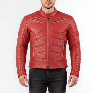 Option de Commande en Gros : Blouson Moto Homme Personnalisable de Haute Qualité, Respirant, en Cuir Lisse et Doux, Imperméable et Coupe-Vent - Product Image 3