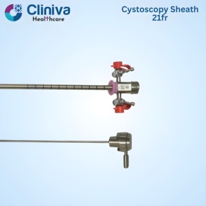 Cystoscope Sheath with Obturator 21Fr Manual <b>Laparoscopic</b> <b>Instruments</b> Surgical <b>Instrument</b> Set - Product Image 3