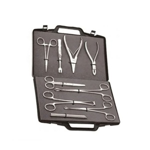 2024 Wholesale Ametrine Surgical AI-878 Professional Manual Body Piercing Tool <b>Kit</b> for Ear Nose Nipple and <b>Tattoo</b> Use - Product Image 4