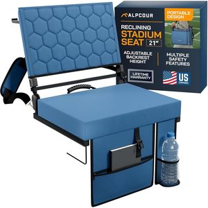 Asiento Plegable Reclinable para Gradas con Respaldo para Eventos Deportivos - Product Image 1