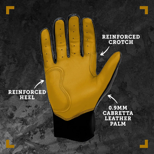 Nuevos guantes de bateo de cuero profesionales unisex personalizados originales, guantes de bateo para protección de manos, béisbol - Product Image 2