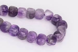 Perles d'améthyste de 5 mm, facettées, de qualité supérieure, pierres précieuses naturelles authentiques, perles en vrac, options de lots en gros - Product Image 5