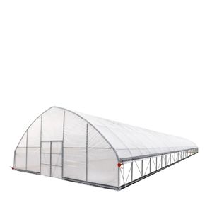 Telo in EVA trasparente da 6 mil per serra, 30FT x 100FT, per tenda da coltivazione con lati avvolgibili a manovella e soffitto a punta - Product Image 1