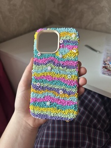 เคสลายสวนดอกไม้สดใสใหม่ ดีไซน์ทันสมัย อุปกรณ์เสริมมือถือสีสันสดใส ตกแต่งด้วยลายดอกไม้สวยงาม  ฝาครอบมือถือแฟชั่นศิลปะ สำหรับใช้งานกับมือถือ - Product Image 3