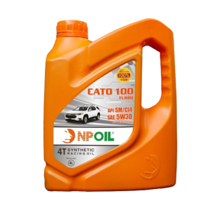 Huile moteur synthétique NPOIL CATO 100 TURBO 5W30 4L 5L 6L haute qualité Vietnam - Product Image 1