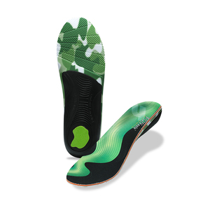 Semelles orthopédiques avec soutien de la voûte plantaire, design camouflage vert, matériau EVA, utilisation toutes saisons - Product Image 3