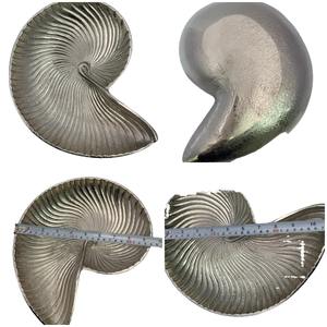 Bandeja de Metal Níquel Plata de Aluminio Fundido Hecha a Mano para Decoración del Hogar, Centro de Mesa, Estilo Costero, WB Inc India, Cumpleaños - Product Image 4