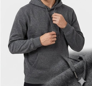 Sudadera con Capucha Unisex de Invierno, Forro Sólido, Impresión Digital, Bordado, Tela Impermeable y Resistente al Viento, para Pedidos Personalizados, Venta al Por Mayor - Product Image 4