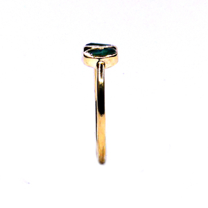 Bague classique à trois pierres taille émeraude, monture en or, environ 3x5mm, unisexe, pour usage quotidien - Product Image 4