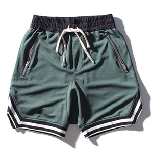 Men's <b>Burgundy</b> Solid Mid Waist Elastic Drawstring Casual Woven 100% Polyester <b>Shorts</b> Pockets Front Quick Dry Breathable Style - Product Image 4