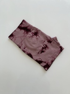 Shorts de yoga sans couture à effet froncé pour femme, taille haute, pour fitness et gym, marque personnalisée, OEM, ODM, marque privée, fabricant en gros - Product Image 2