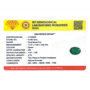 Natural Loose Gemstone 2.23 Carat Premium Emerald for Fine Jewelry - Product Image 4
