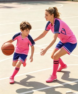Ensemble d'uniformes de football BNSB en gros pour enfants et adultes – Maillot, short, chaussettes – Séchage rapide – Kit d'entraînement pour équipes – Garçons, filles, hommes, femmes - Product Image 5