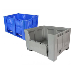 Caja de Palet de Plástico Plegable Grande para Agricultura, Contenedor Apilable de Alta Resistencia con Larga Vida Útil - Product Image 6