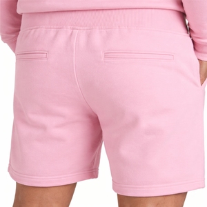 Ensemble sweat-shirt et short pour homme, couleur unie, col rond, ensemble décontracté deux pièces, tenue de sport confortable, ensemble personnalisé - Product Image 6