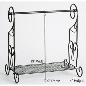 Metal <b>Kitchen</b> Paper Towel and Spice <b>Rack</b> Organizer Multifunctional Standing <b>Storage</b> - Product Image 5