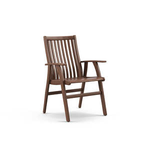 Fauteuil de salle à manger en teck massif, résistant aux intempéries, écologique, design ergonomique, mobilier de patio extérieur moderne, directement de l'usine - Product Image 1