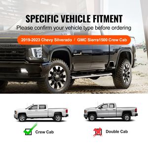 Pedane Laterali 6 Pollici Compatibili con Chevy Silverado/GMC Sierra 1500/2500/3500HD 2019-2024 e Modello F-150 - Product Image 2