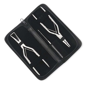 ASAP Professional Stainless Steel 3-Piece Hair Extension Pliers Kit with Crochet <b>Needle</b> for Hair Extensions - Product Image 6