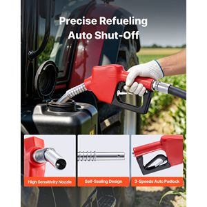 Avvolgitubo Carburante Retrattile Rinforzato 3/4" x 50 Ft con Molla a Riavvolgimento Automatico 300 PSI in Acciaio al Carbonio per Camion - Product Image 5