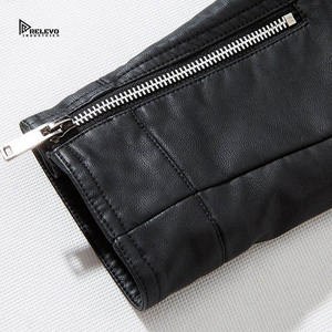 Vestes de motard en cuir véritable pour hommes personnalisées, manteau en cuir de vachette coupe ajustée en gros, fabricant de vestes moto à marque privée, prix bas - Product Image 4