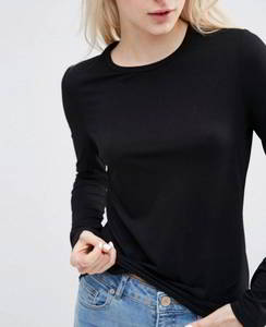 Camisetas Cortas de Algodón Lisas al por Mayor para Mujer con Impresión Personalizada, Tops Cortos y Camisetas Lisas para Mujer - Product Image 3