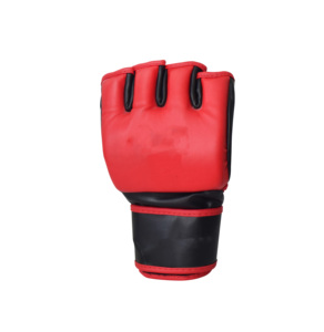 Gants de MMA en cuir personnalisés en gros, à paume ouverte, sans doigts, pour grappling, sparring, entraînement au sac de frappe, équipement d'arts martiaux OEM - Product Image 2