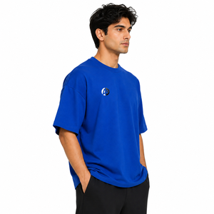 oversized <b>t</b> <b>shirt</b> for men featuring roomy fit smooth fabric short sleeves and round neck perfect for casual styling summer trip - Product Image 2