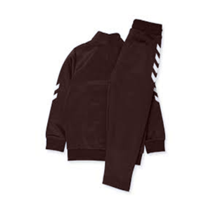 Survêtement unisexe à manches longues en polyester, couleur noire, blocs de couleurs, vêtements de sport toutes saisons - Product Image 1