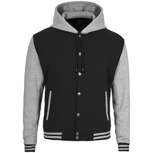 เสื้อแจ็คเก็ตวาร์ซิตี้ปักลายเชนเนลีคุณภาพดีที่สุดสำหรับผู้ชาย ขายเสื้อแจ็คเก็ตเบสบอลแบบกำหนดเองสำหรับวิทยาลัย - Product Image 3