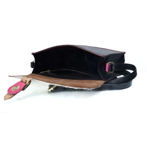 LW Handmade Leather Bag Recycled Leather <b>Purse</b> for Women Western Colorful Leather <b>Small</b> Crossbody Saddle Bag Shoulder Strap Bags - Product Image 4
