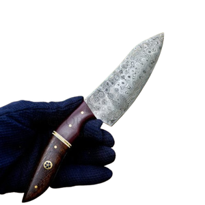 Best Supplier Cooking Damascus Steel <b>Knife</b> Set - 2 Pcs Custom OEM Professional Chef Use <b>Kitchen</b> <b>Knife</b> Set With Leather Cover - Product Image 4