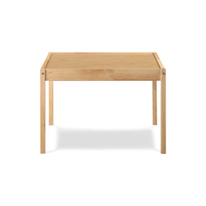 Ensemble table et chaises ergonomiques en bois massif naturel moderne 3 pièces pour bébés, enfants, salles de jeux, salons, écoles maternelles, écoles - Product Image 5