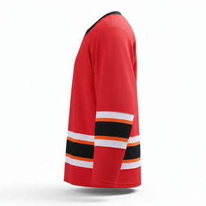Maillot de hockey sur glace personnalisé en polyester 100 %, vêtements d'entraînement pour équipes sportives, taille adulte - Product Image 3