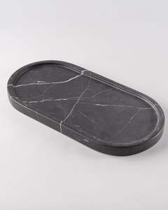 Plateau de service en marbre durable avec un poids équilibré pour un transport confortable et des performances de service stables - Product Image 2