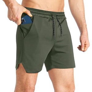 Pantalones Cortos Deportivos para Hombre con Forro Incorporado y Ventilación Lateral para Gimnasio, Running y Entrenamiento - Product Image 1