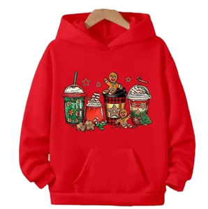 เสื้อฮู้ดดี้คริสต์มาสสำหรับผู้ชายคุณภาพสูง ปี 2026 ป้องกันขนร่วง ปักโลโก้ได้ ผลิตจากผ้าฝ้ายฟลีซ 100% กันลม ใส่ได้ในช่วงเทศกาล - Product Image 1