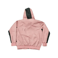 Ensemble de survêtement sportif imperméable 2 en 1 avec logo personnalisé, veste à capuche zippée et short, coupe-vent pour homme, idéal pour l'automne