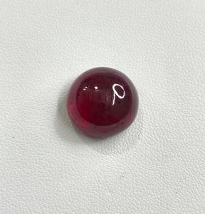 Cabujón de Rubí Rojo Rosado Natural de Primera Calidad, 100 % Natural, 29.15 Quilates, Tratado Térmicamente, Forma Redonda, Gema Suelta para Joyería - Product Image 2