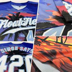 เสื้อเบสบอลทีมแบบกำหนดเองสำหรับผู้ชาย ลายต้นไม้ พิมพ์ลายสกรีน ระบายเหงื่อได้ดี แขนสั้น ทรงปกติ ชุดทีมสำหรับผู้ใหญ่ รับผลิตแบบ OEM ODM - Product Image 4