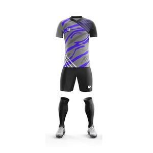 2026 Unisex Breathable Quick Dry 300g High-Light Weight Soccer Uniforms Set Custom Logo Sports Wear New Arrival Best Design - Product Image 2