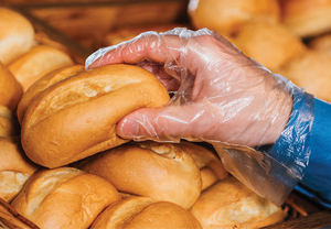 Vietnam Factory's <b>Disposable</b> Food <b>Gloves</b> HDPE LDPE CPE Polyethylene <b>Plastic</b> Food Safe Packaging Printing for Handling Food - Product Image 6