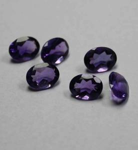 Amethyste violette naturelle facettée ovale de qualité supérieure pour la fabrication de bijoux de luxe, certifiée par un tiers, vente en gros pour la création de bagues - Product Image 3